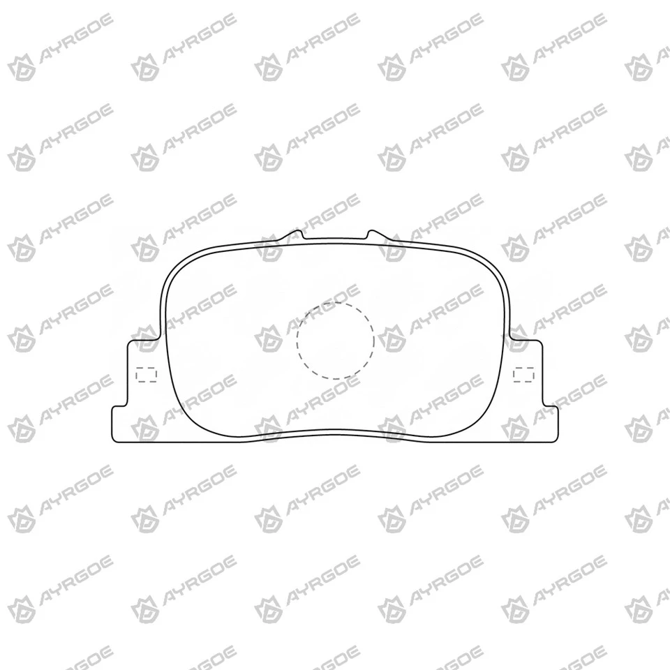 D2187H Brake Pads For Toyota Opa ACT10